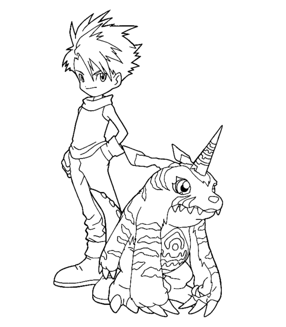 Disegno da colorare: Digimon (Cartoni animati) #51725 - Pagine da Colorare Stampabili Gratuite