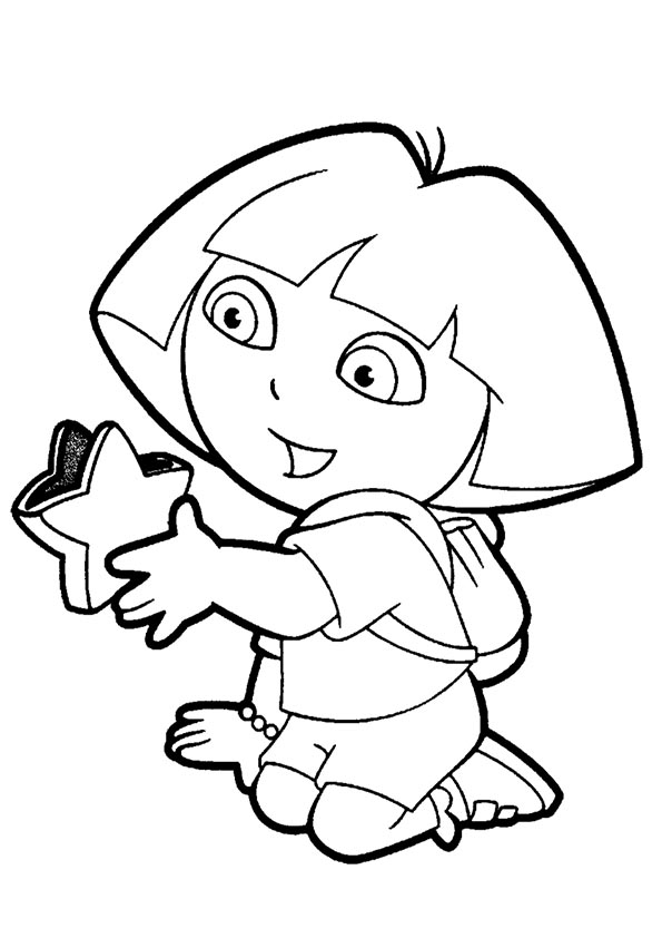 Disegno da colorare: Dora l'esploratrice (Cartoni animati) #29776 - Pagine da Colorare Stampabili Gratuite
