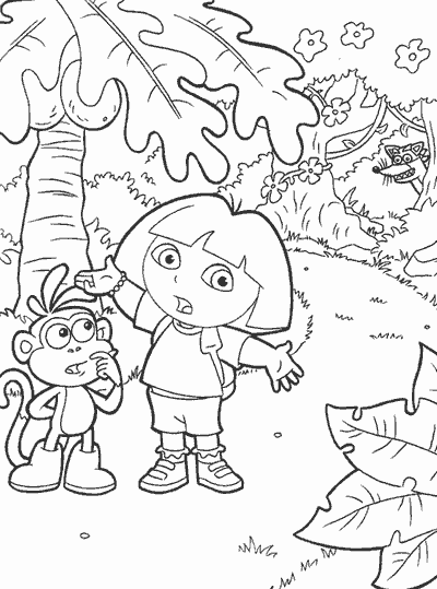 Disegno da colorare: Dora l'esploratrice (Cartoni animati) #29803 - Pagine da Colorare Stampabili Gratuite