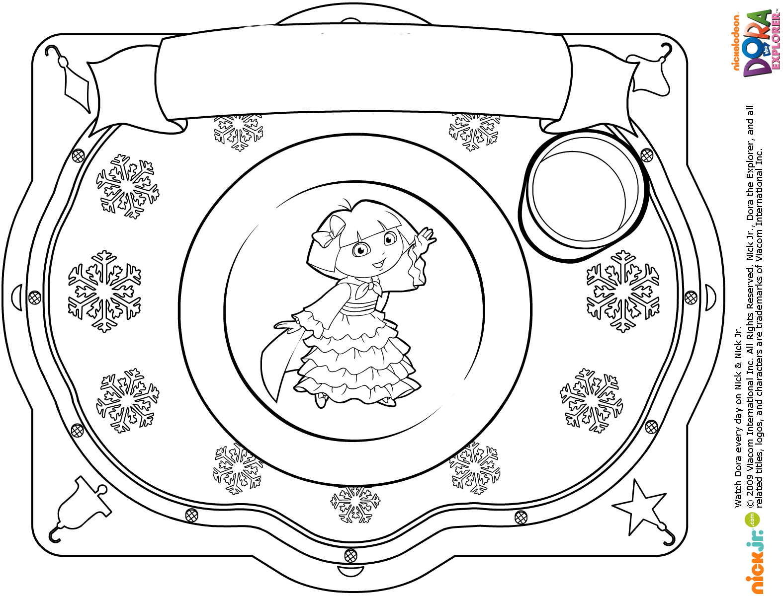 Disegno da colorare: Dora l'esploratrice (Cartoni animati) #30087 - Pagine da Colorare Stampabili Gratuite