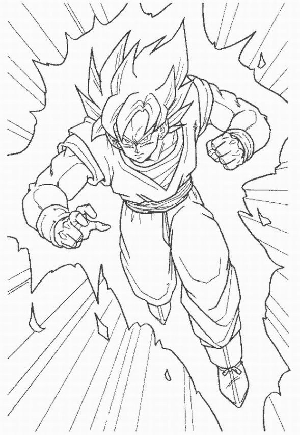 Disegno da colorare: Dragonball Z (Cartoni animati) #38471 - Pagine da Colorare Stampabili Gratuite