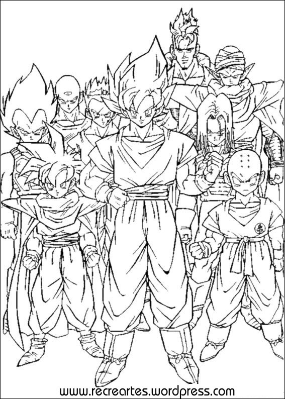 Disegno da colorare: Dragonball Z (Cartoni animati) #38477 - Pagine da Colorare Stampabili Gratuite