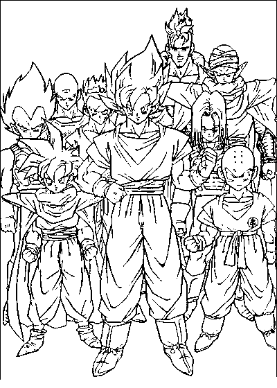 Disegno da colorare: Dragonball Z (Cartoni animati) #38617 - Pagine da Colorare Stampabili Gratuite