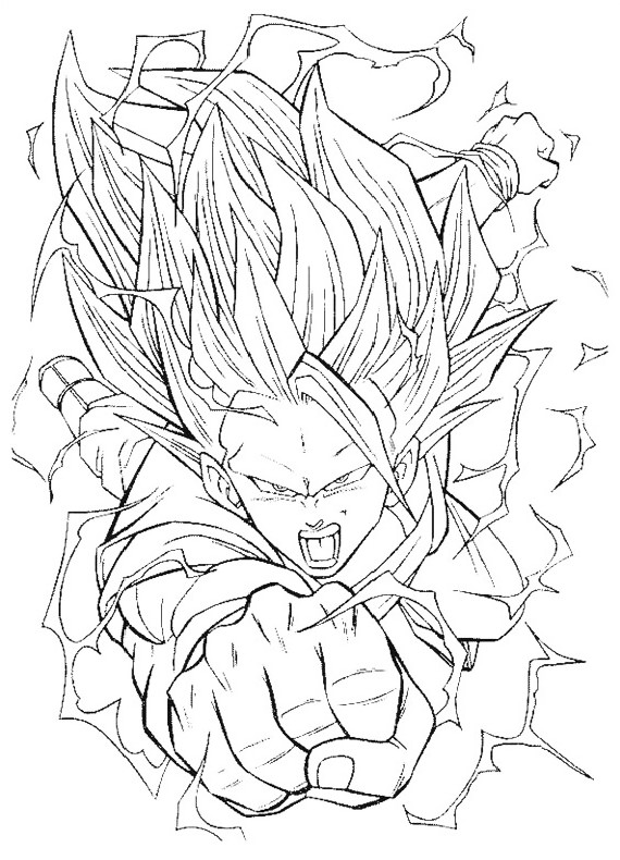 Disegno da colorare: Dragonball Z (Cartoni animati) #38730 - Pagine da Colorare Stampabili Gratuite