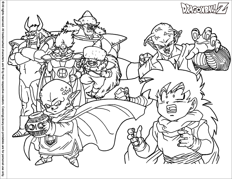 Disegno da colorare: Dragonball Z (Cartoni animati) #38763 - Pagine da Colorare Stampabili Gratuite