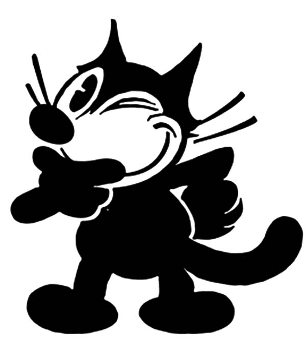 Disegno da colorare: Felice il gatto (Cartoni animati) #47897 - Pagine da Colorare Stampabili Gratuite
