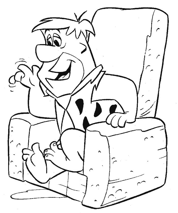 Disegno da colorare: Flintstones (Cartoni animati) #29527 - Pagine da Colorare Stampabili Gratuite