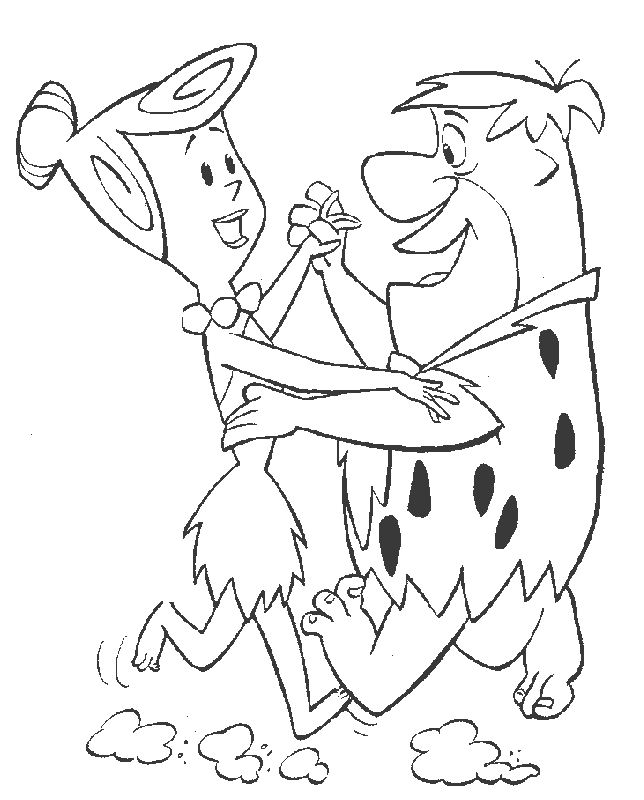 Disegno da colorare: Flintstones (Cartoni animati) #29530 - Pagine da Colorare Stampabili Gratuite