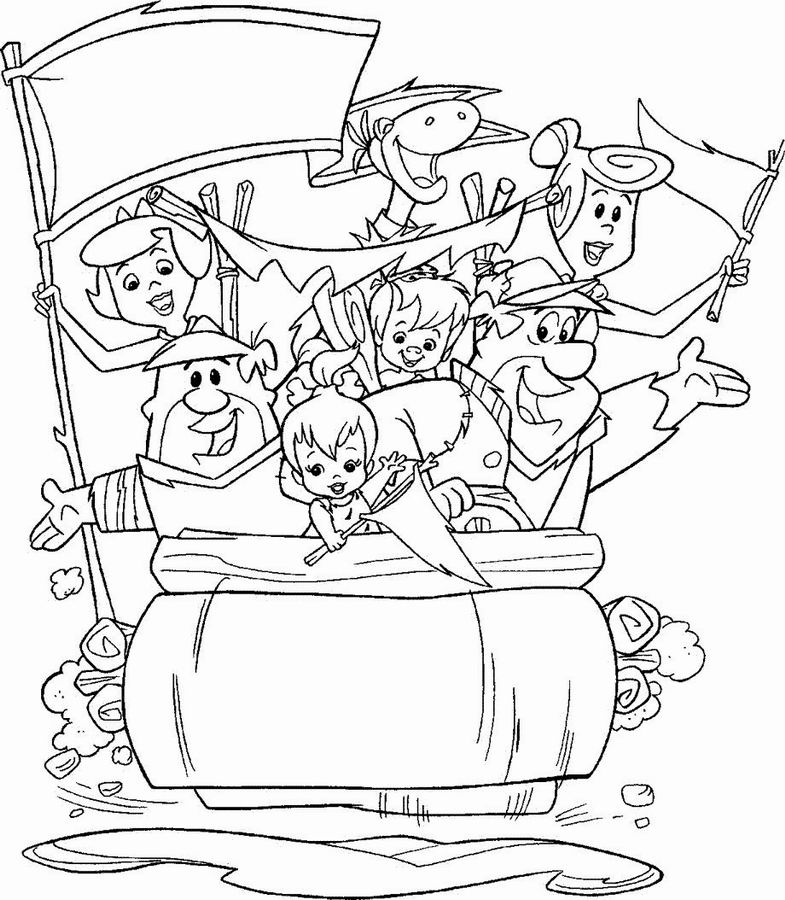 Disegno da colorare: Flintstones (Cartoni animati) #29536 - Pagine da Colorare Stampabili Gratuite