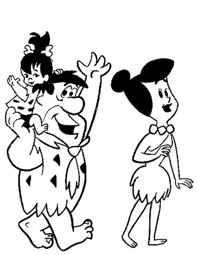 Disegno da colorare: Flintstones (Cartoni animati) #29589 - Pagine da Colorare Stampabili Gratuite