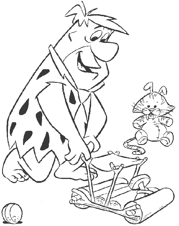 Disegno da colorare: Flintstones (Cartoni animati) #29604 - Pagine da Colorare Stampabili Gratuite