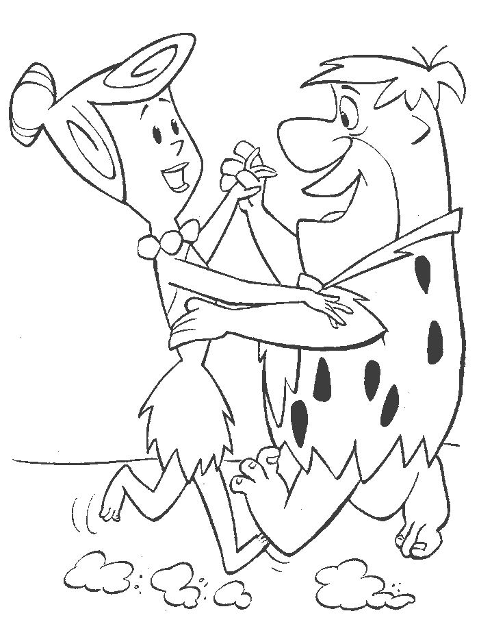 Disegno da colorare: Flintstones (Cartoni animati) #29624 - Pagine da Colorare Stampabili Gratuite