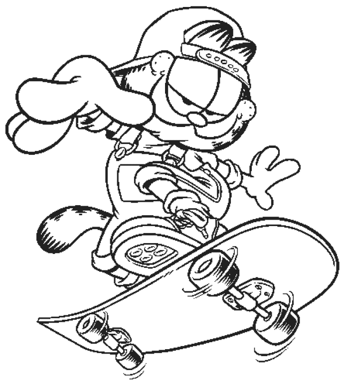 Disegno da colorare: Garfield (Cartoni animati) #26109 - Pagine da Colorare Stampabili Gratuite