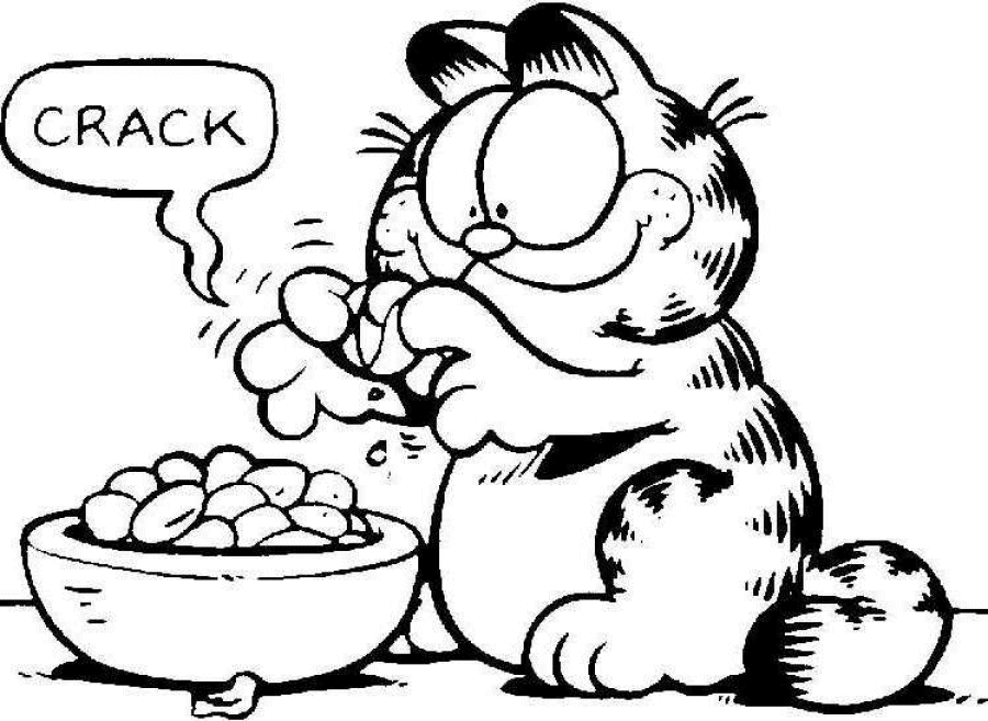 Disegno da colorare: Garfield (Cartoni animati) #26110 - Pagine da Colorare Stampabili Gratuite