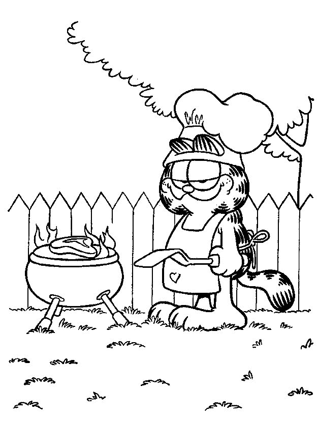 Disegno da colorare: Garfield (Cartoni animati) #26111 - Pagine da Colorare Stampabili Gratuite