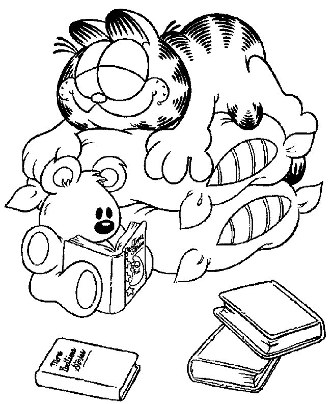 Disegno da colorare: Garfield (Cartoni animati) #26112 - Pagine da Colorare Stampabili Gratuite