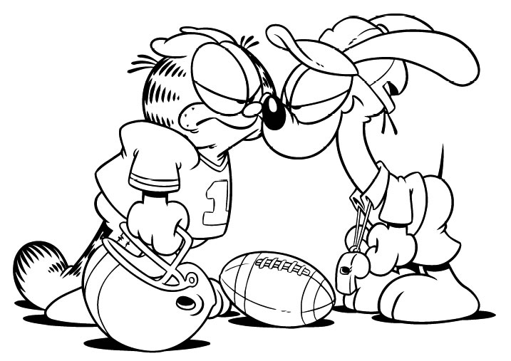 Disegno da colorare: Garfield (Cartoni animati) #26116 - Pagine da Colorare Stampabili Gratuite