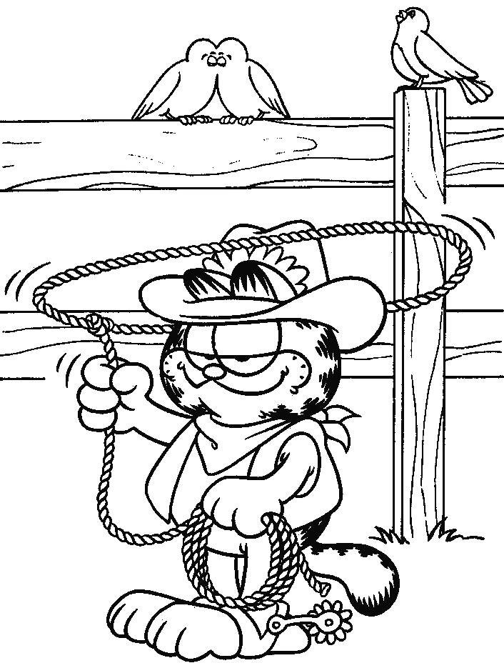 Disegno da colorare: Garfield (Cartoni animati) #26121 - Pagine da Colorare Stampabili Gratuite