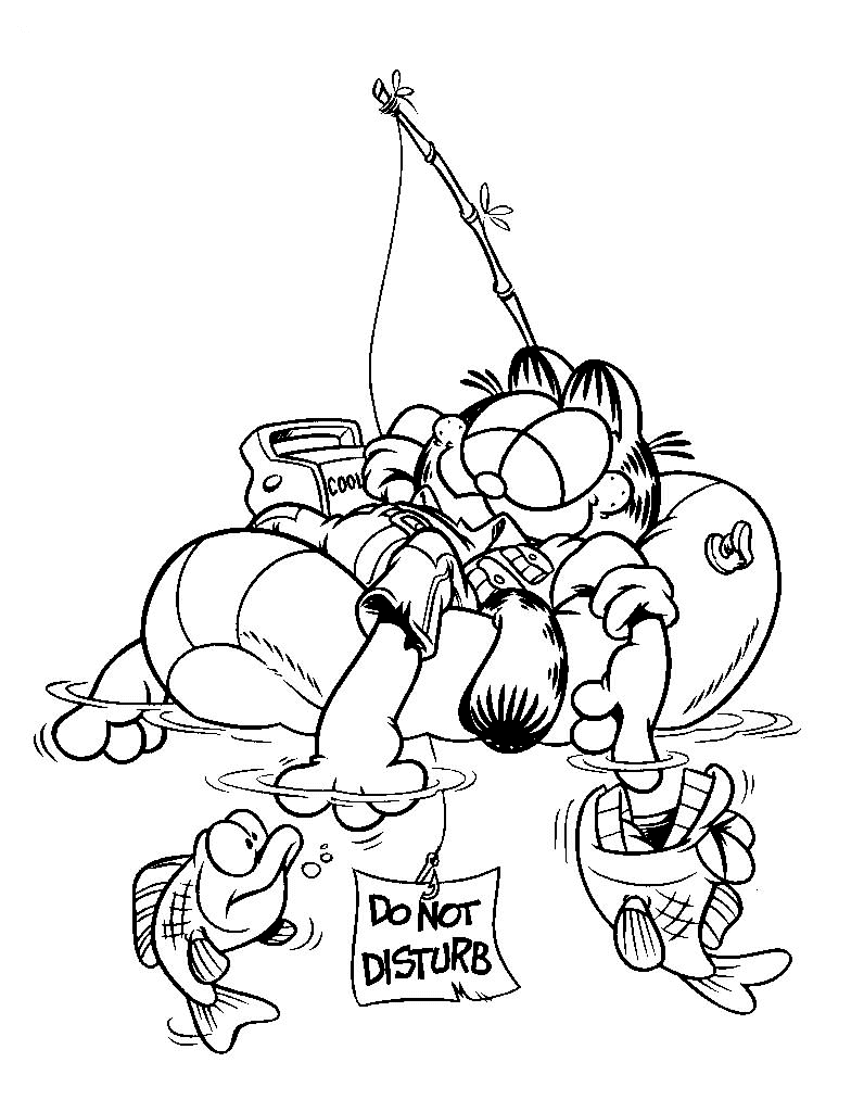 Disegno da colorare: Garfield (Cartoni animati) #26122 - Pagine da Colorare Stampabili Gratuite