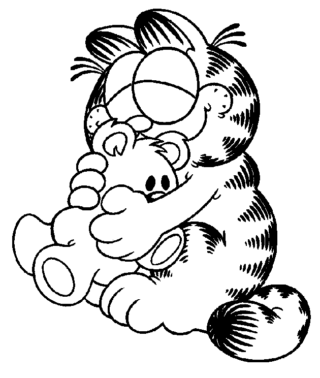 Disegno da colorare: Garfield (Cartoni animati) #26123 - Pagine da Colorare Stampabili Gratuite