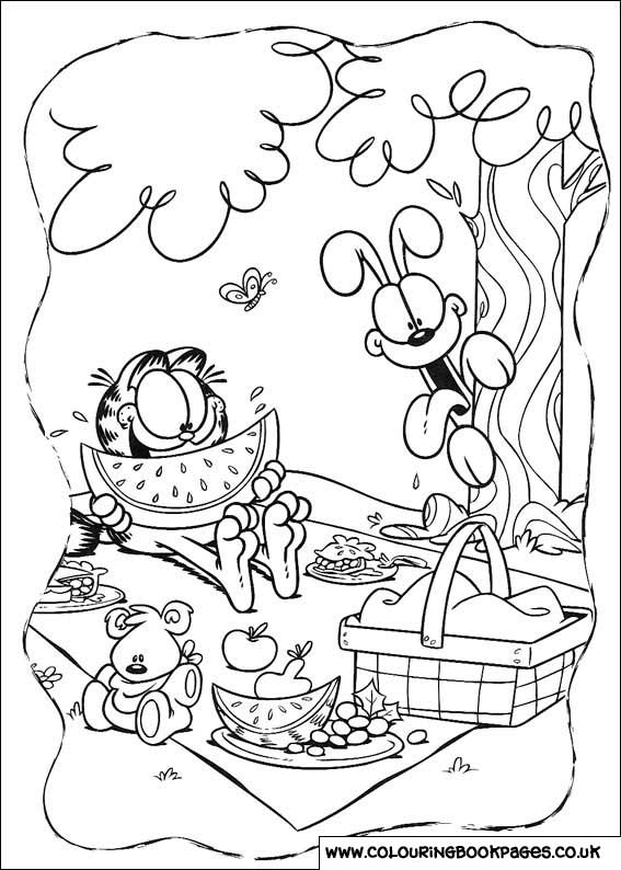 Disegno da colorare: Garfield (Cartoni animati) #26138 - Pagine da Colorare Stampabili Gratuite