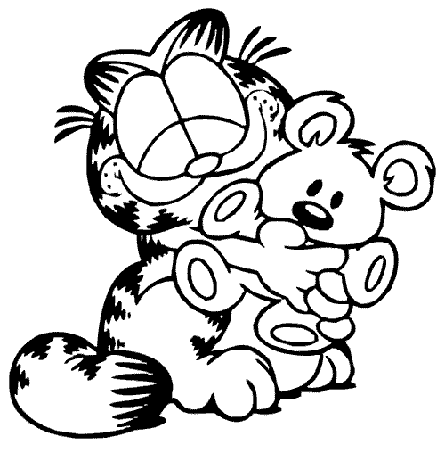 Disegno da colorare: Garfield (Cartoni animati) #26141 - Pagine da Colorare Stampabili Gratuite