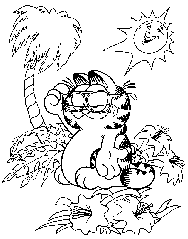 Disegno da colorare: Garfield (Cartoni animati) #26146 - Pagine da Colorare Stampabili Gratuite