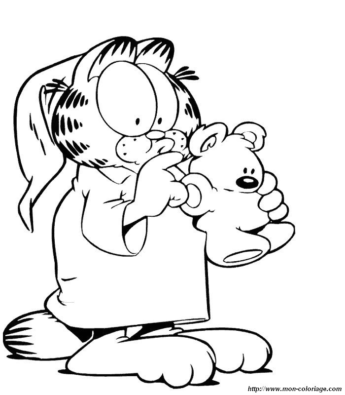 Disegno da colorare: Garfield (Cartoni animati) #26150 - Pagine da Colorare Stampabili Gratuite