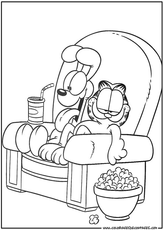 Disegno da colorare: Garfield (Cartoni animati) #26154 - Pagine da Colorare Stampabili Gratuite