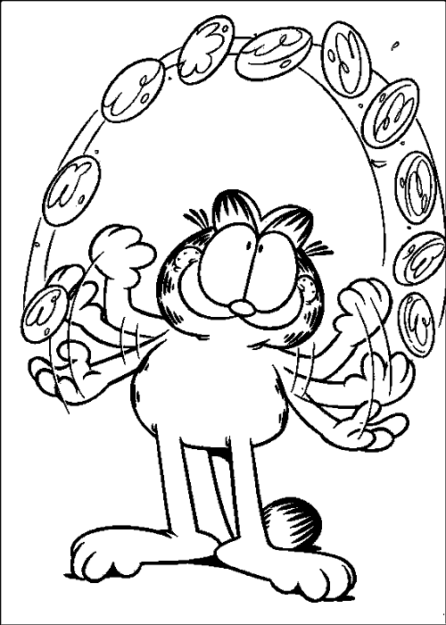 Disegno da colorare: Garfield (Cartoni animati) #26163 - Pagine da Colorare Stampabili Gratuite