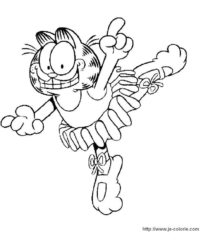 Disegno da colorare: Garfield (Cartoni animati) #26170 - Pagine da Colorare Stampabili Gratuite