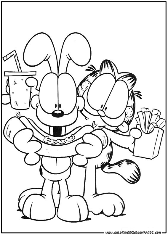 Disegno da colorare: Garfield (Cartoni animati) #26173 - Pagine da Colorare Stampabili Gratuite