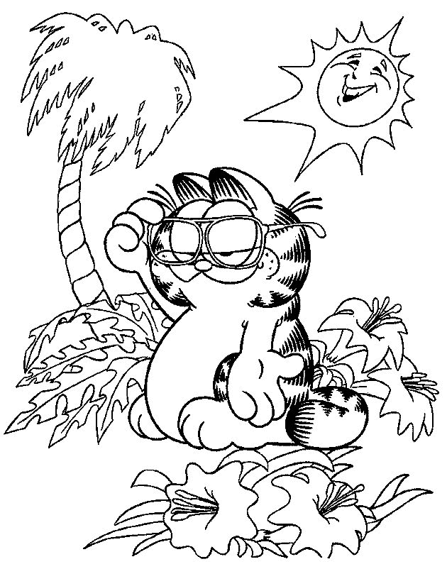 Disegno da colorare: Garfield (Cartoni animati) #26175 - Pagine da Colorare Stampabili Gratuite