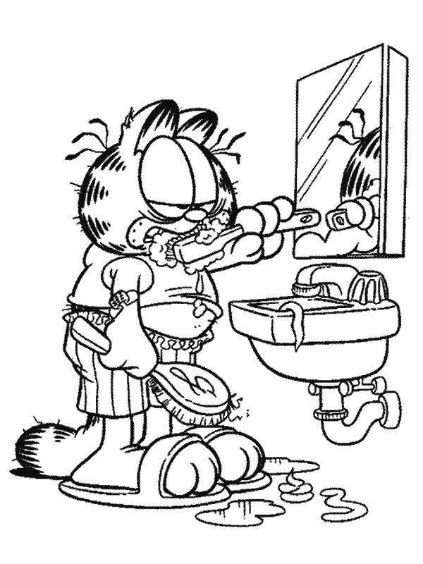 Disegno da colorare: Garfield (Cartoni animati) #26180 - Pagine da Colorare Stampabili Gratuite