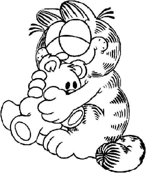 Disegno da colorare: Garfield (Cartoni animati) #26197 - Pagine da Colorare Stampabili Gratuite