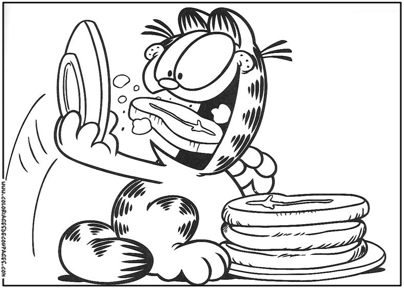 Disegno da colorare: Garfield (Cartoni animati) #26207 - Pagine da Colorare Stampabili Gratuite