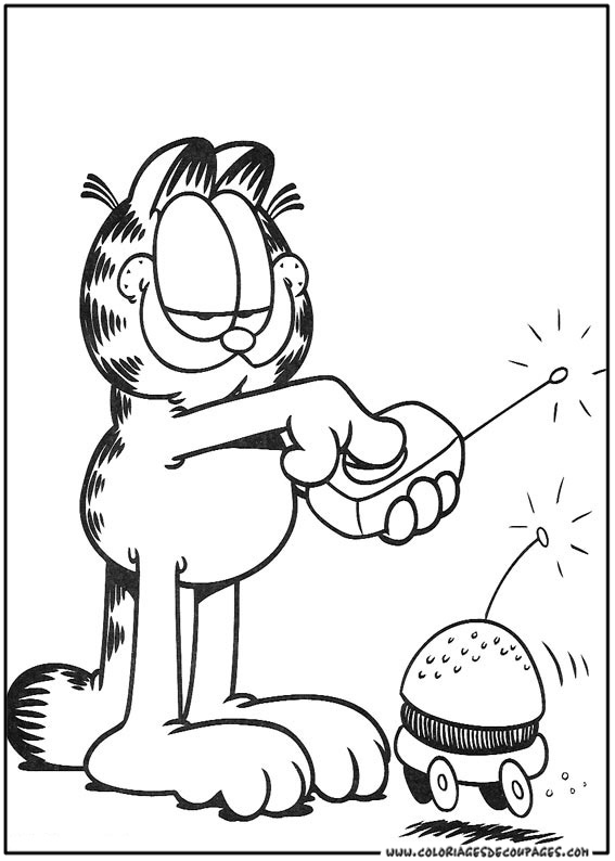 Disegno da colorare: Garfield (Cartoni animati) #26220 - Pagine da Colorare Stampabili Gratuite