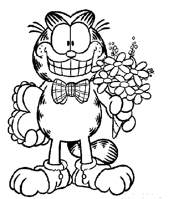 Disegno da colorare: Garfield (Cartoni animati) #26228 - Pagine da Colorare Stampabili Gratuite