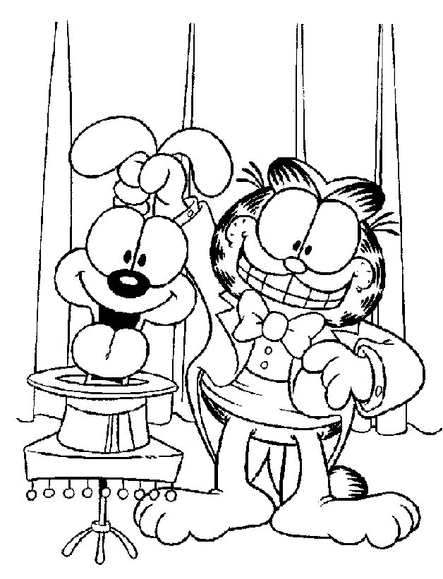 Disegno da colorare: Garfield (Cartoni animati) #26235 - Pagine da Colorare Stampabili Gratuite