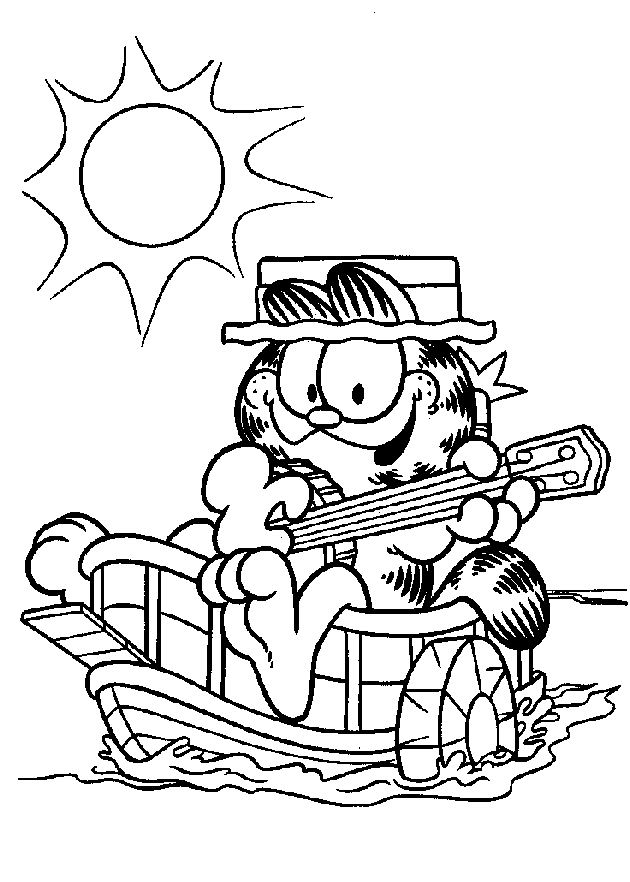 Disegno da colorare: Garfield (Cartoni animati) #26239 - Pagine da Colorare Stampabili Gratuite