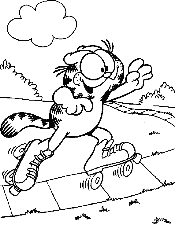 Disegno da colorare: Garfield (Cartoni animati) #26242 - Pagine da Colorare Stampabili Gratuite
