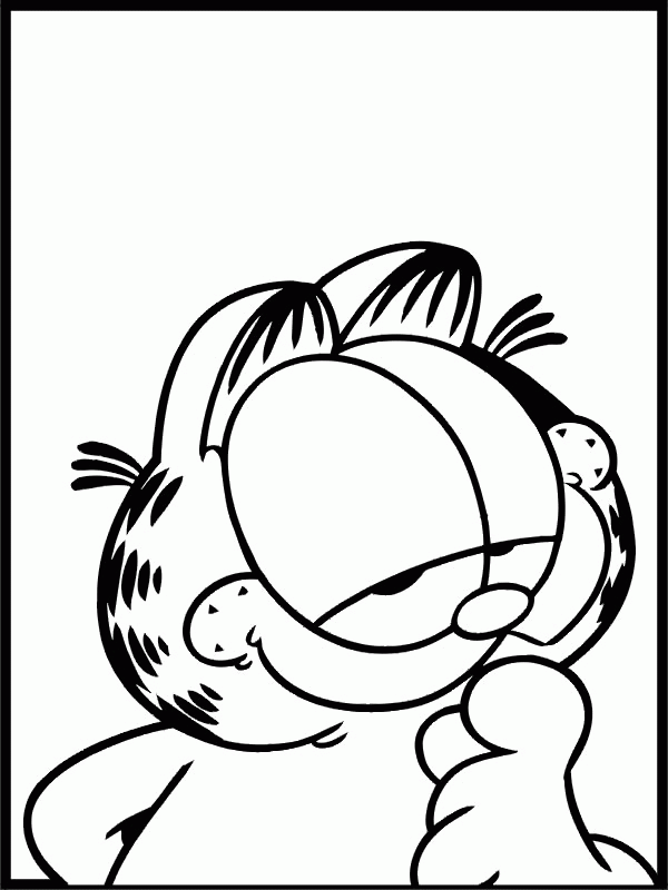 Disegno da colorare: Garfield (Cartoni animati) #26245 - Pagine da Colorare Stampabili Gratuite