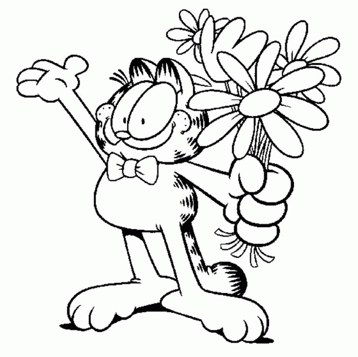 Disegno da colorare: Garfield (Cartoni animati) #26248 - Pagine da Colorare Stampabili Gratuite