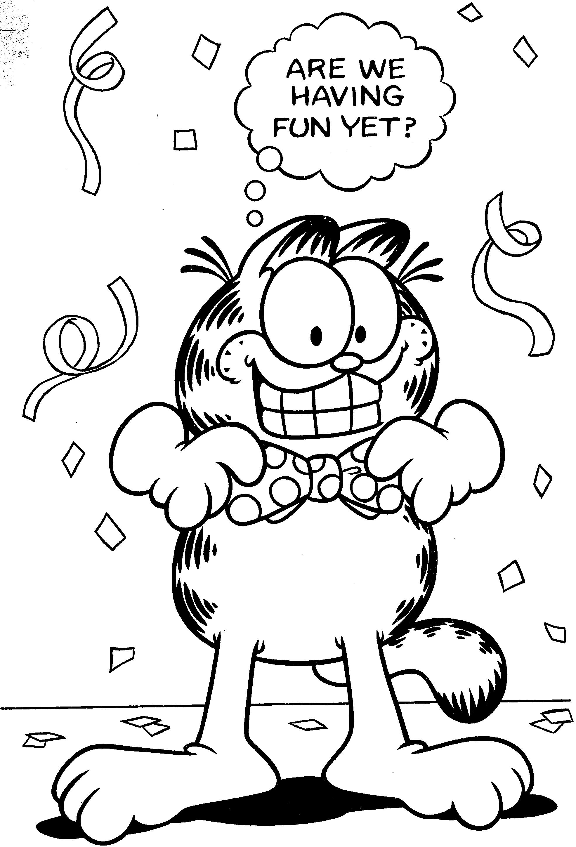 Disegno da colorare: Garfield (Cartoni animati) #26254 - Pagine da Colorare Stampabili Gratuite