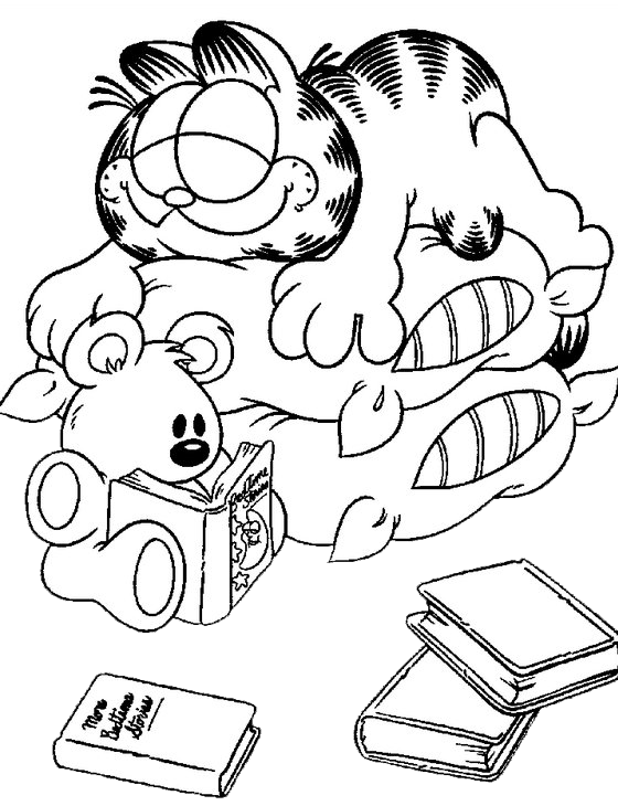 Disegno da colorare: Garfield (Cartoni animati) #26262 - Pagine da Colorare Stampabili Gratuite