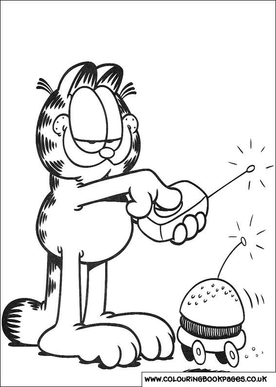 Disegno da colorare: Garfield (Cartoni animati) #26263 - Pagine da Colorare Stampabili Gratuite