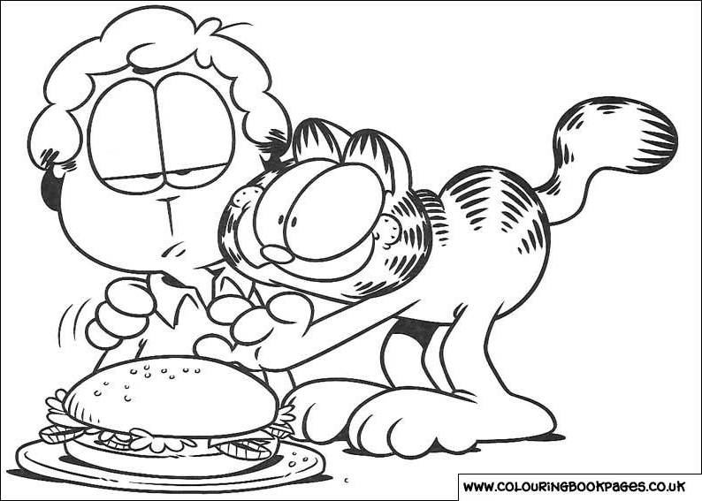 Disegno da colorare: Garfield (Cartoni animati) #26264 - Pagine da Colorare Stampabili Gratuite