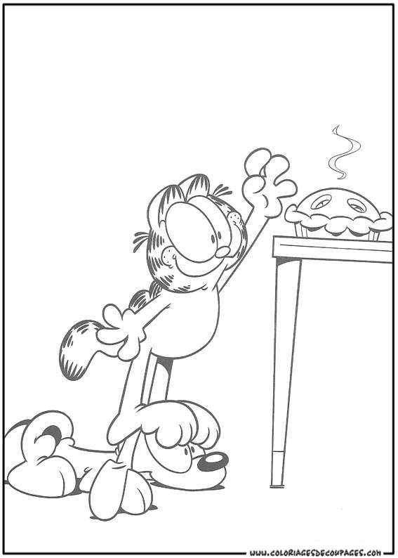 Disegno da colorare: Garfield (Cartoni animati) #26267 - Pagine da Colorare Stampabili Gratuite