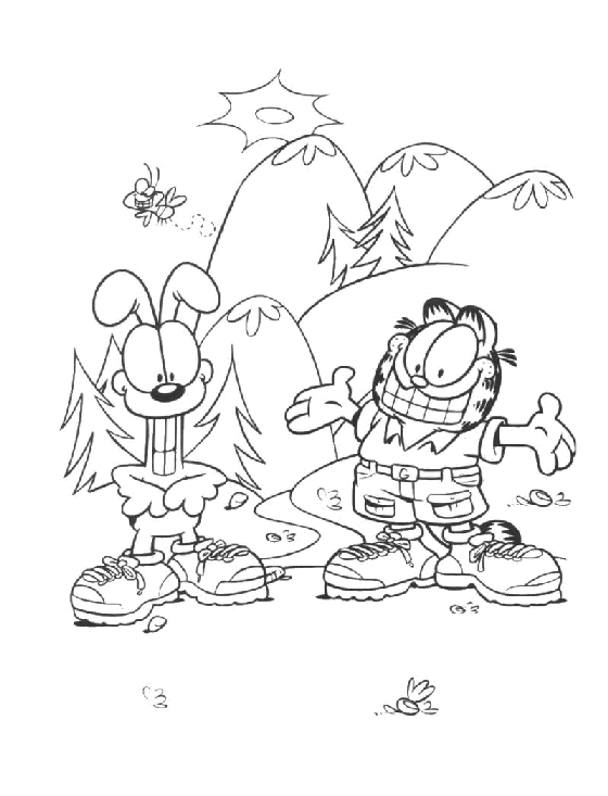 Disegno da colorare: Garfield (Cartoni animati) #26283 - Pagine da Colorare Stampabili Gratuite