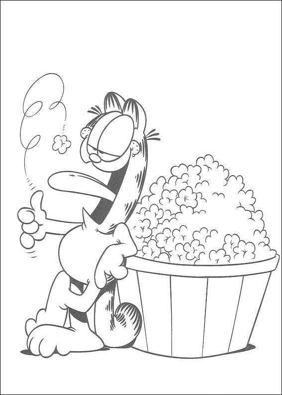 Disegno da colorare: Garfield (Cartoni animati) #26295 - Pagine da Colorare Stampabili Gratuite